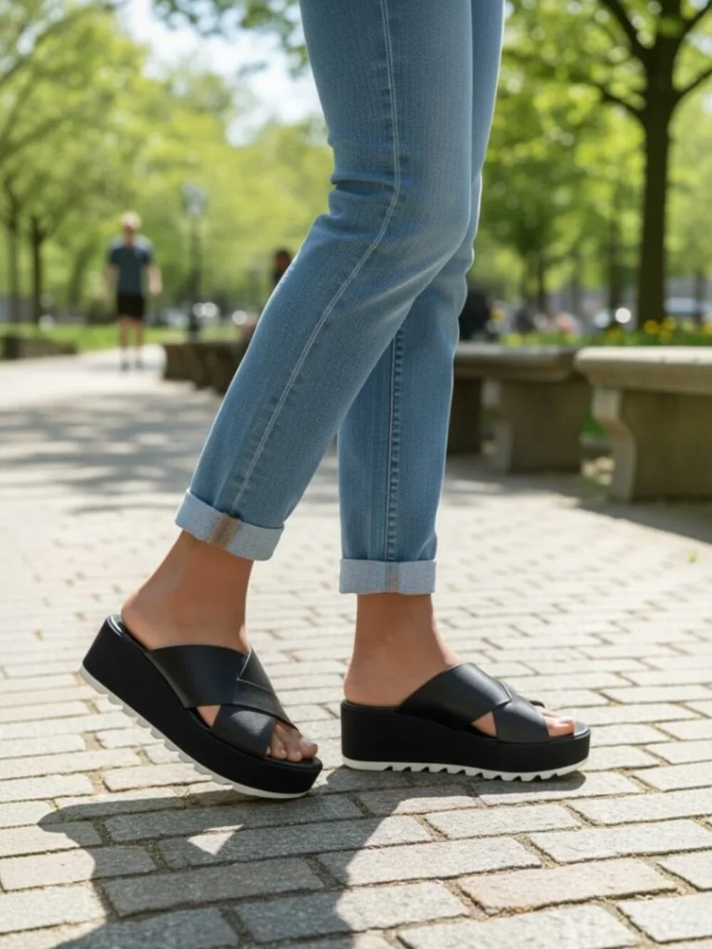 SOREL Cameron Platform Mule – Women’s Size 9.5 – Black